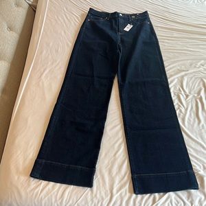 Size 6 high rise, wide leg Express jeans NWT